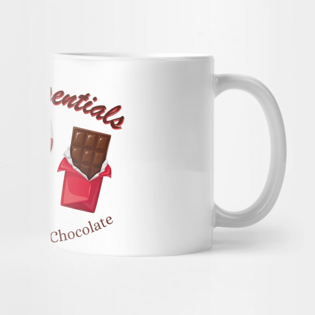 Life's Essentials Coffee, Wine, and Chocolate by Uncle Chris Designs